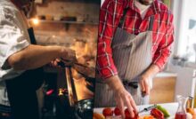 Cucinare al ristorante e in casa